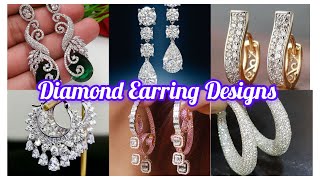 Elevate Your Style with 2024s Diamond Earring Designs🎉🤩 Unveiling the Diamond Earring Trends 2024 [upl. by Rhodie]