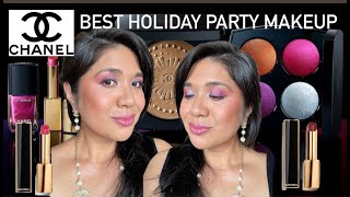 CHANEL HOLIDAY MAKEUP COLLECTION 2024  UNBOXING amp SWATCHES  IS IT THE BEST HOLIDAY PARTY MAKEUP [upl. by Ariela]