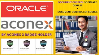 DOCUMENT CONTROLLER COURSE  ACONEX TRAINING COURSE [upl. by Tudor]