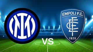 🔴 LIVE Empoli vs Inter Milan  Seria A 202425 [upl. by Voleta]