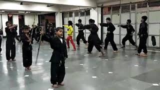 Shaolin Kung Fu Training session  Pragnya Bodhini High School 4 [upl. by Onitnas]