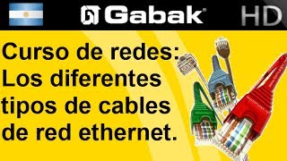 Los diferentes tipos de cables de red ethernet curso de red [upl. by Africah]