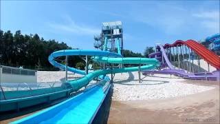 LoopingRocket Waterslide  AquaColors Poreč Croatia [upl. by Shiau]