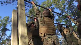 US Marines with 8th Marine Regiment combat conditioning PT session [upl. by Nylaf]