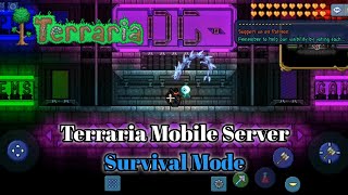 i tried entering terraria mobile server survival mode [upl. by Ramgad]