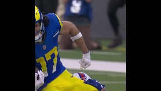 Puka Nacua catches for a 19yard Gain vs Buffalo Bills [upl. by Lleumas]