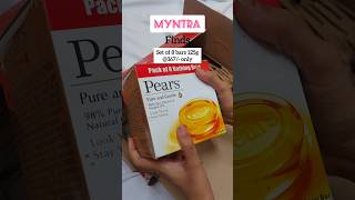 Myntra Daily Essential Finds 😃 Pears Soaps At Lowest Prices on Myntra 🤩 Lets Unbox myntra [upl. by Soo]