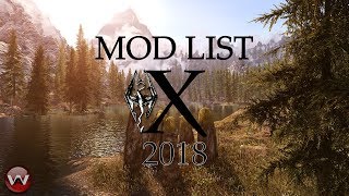 BEST SKYRIM SE Graphics 2018   ModList X  Part 1  Lake Ilinalta [upl. by Darbee]