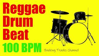 Reggae Drum Beat 100 Bpm [upl. by Orfurd]