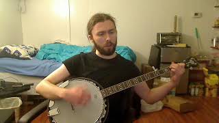 Tri Tankista Soviet Folk Song Banjo Cover три танкиста играл на банджо [upl. by Fagin]