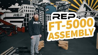 How To Assemble the REP FT5000 Functional Trainer  StepByStep Instructions [upl. by Yerdna]