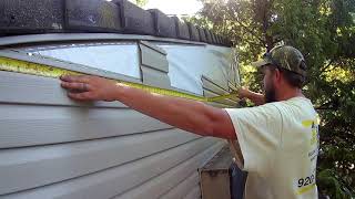 BEST WAY TO FIND YOUR ANGLE WHEN INSTALLING SIDING [upl. by Altheta]