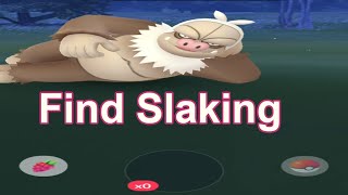 Find Slaking Pokemon Slaking Slaking Pokemon Pokemon Pokemon go [upl. by Ataynek]