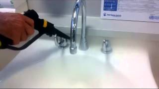 Sink Basin Cleaning in Hospitals and Healthcare [upl. by Neenahs543]