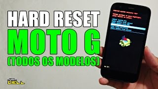 Hard Reset no Moto G Todos os modelos UTICell [upl. by Hagan]