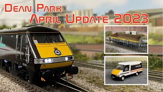 Dean Park Model Railway 323  April 2023 Update  Weathering Class 91s amp INTERCITY Ford Transits [upl. by Bevers]