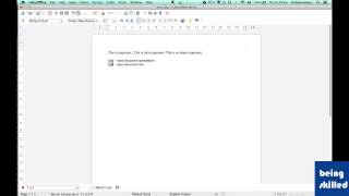 How to convert ods odt odp into doc xls ppt in Libreoffice [upl. by Angell]