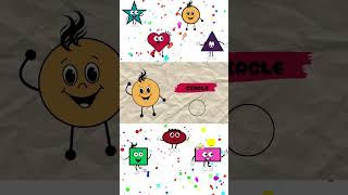 Learn Shapes  Nursery Rhymes amp Kids Song viral shorts youtubeshorts [upl. by Otipaga]