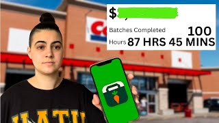 I Worked 87 Hours For Instacart and Completed 100 Orders How Much Did I Make [upl. by Eenej86]