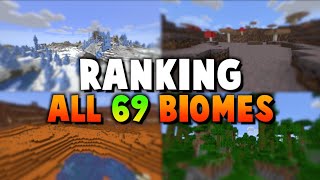 Ranking All 69 Minecraft Biomes [upl. by Yevoc]