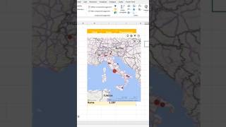 Inserisci i dati in una mappa dinamica con Bing Maps in Excel planetexcel [upl. by Anal]