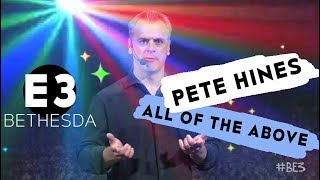 Pete Hines wows the crowd with this epic song at Bethesdas E3 2017 Showcase [upl. by Yasu]