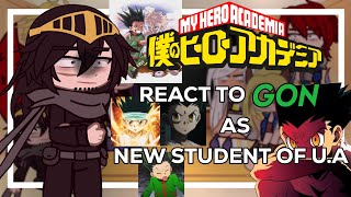 Pro Heroes react to Gon Freecss New student of UA  Gacha Club  Bnha x HxH \\ 11 🇧🇷🇺🇲 [upl. by Macomber520]