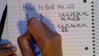 How To Find The LCD  Least Common Denominator [upl. by Ward494]