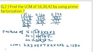 Factorisation By LCM method  Class 6th  Class 5th  LCM  Best Explanation [upl. by Nelra928]