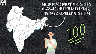 Road map to score full marks in Map SkillsClass 10Social Science [upl. by Enilatan135]