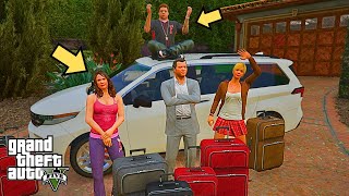 Michaels Family Road Trip in gta 5 [upl. by Aynatan]