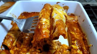 I made my sons favorite ENCHILADAS for dinner recipe [upl. by Ernesta]