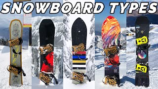 What TYPE of Snowboard Should You Buy  Beginners Guide [upl. by Netsew]