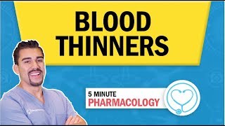 Pharmacology  Anticoagulants amp Antiplatelets blood thinners for nursing RN PN MADE EASY [upl. by Wilden]