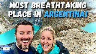 THE MOST BREATHTAKING PLACE IN ARGENTINA  MOUNT FITZROY amp LAGUNA DE LOS TRES PATAGONIA HIKE [upl. by Ahsiekam]