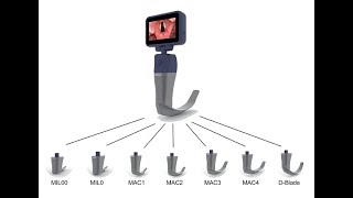 Laryngoscope video Optional Reuseable Blades or Disposable blades [upl. by Kcuhc]