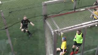 Moorestown U9 Girls Soccer Moorestown Honey Badgers 2022 Winter Soccer Highlights [upl. by Ardnua507]