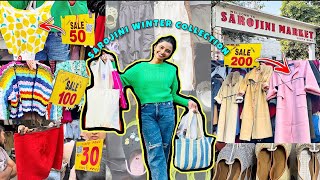 Sarojini Nagar WINTER Collection ❄️🎄 Cheapest winter finds🥰 Starting Rs30 only Classywings ✨ [upl. by Enak]