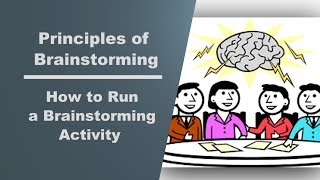 How to run a brainstroming session [upl. by Vance]