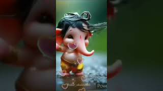 cute very cute amp stylish 🥰🌹 barish ka aannada lete ganpati 😍🥰 [upl. by Gayler]