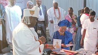 SEE HOW OONI OF IFE SING FOR EVANG FUNMI ARAGBAYE AS SHE CLOCKS 70 [upl. by Hunt]