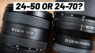 Sony 2450 F28 vs Sony 2470 F28  Which should you buy [upl. by Beitris]