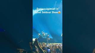 Enrique Iglesias in Dubai Soldout Show😱shorts youtubeshorts music trending [upl. by Ilyah]