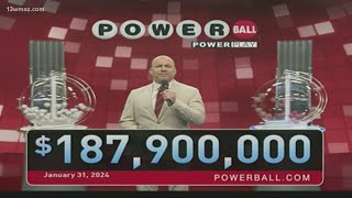 Powerball numbers January 1 2024  1879 million jackpot [upl. by Keenan]