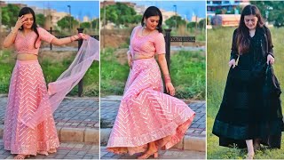 poses in lehnga choli  lehenga photoshoot  poses for girls  photoshoot style  photography quotes [upl. by Ramon]