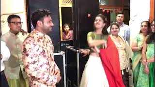 jinke aage ji jinke piche ji  dance performance to dedicated groom amp bride next part in my channel [upl. by Annovoj]