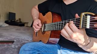 I only put the bass strings on the classical guitar [upl. by Laveen222]