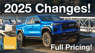 2025 Chevy Colorado Full Change List and Pricing  Better Packaging More Expensive [upl. by Zetana]