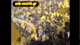 AEK Athens 70000 awesome fans at OAKA stadium Greece [upl. by Eckblad563]