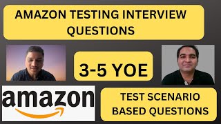 Amazon Testing Interview Experience Testing Interview Questions [upl. by Ebehp]